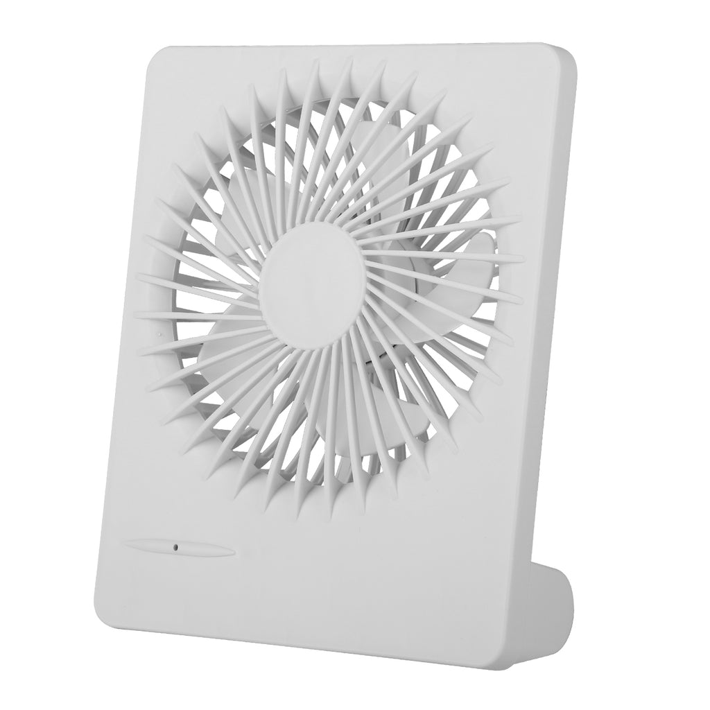 Portable USB Desk Fan - 5-Blade Quiet 
Cooling Fan, 3 Speed Settings, 
Rechargeable Battery for Home & Office