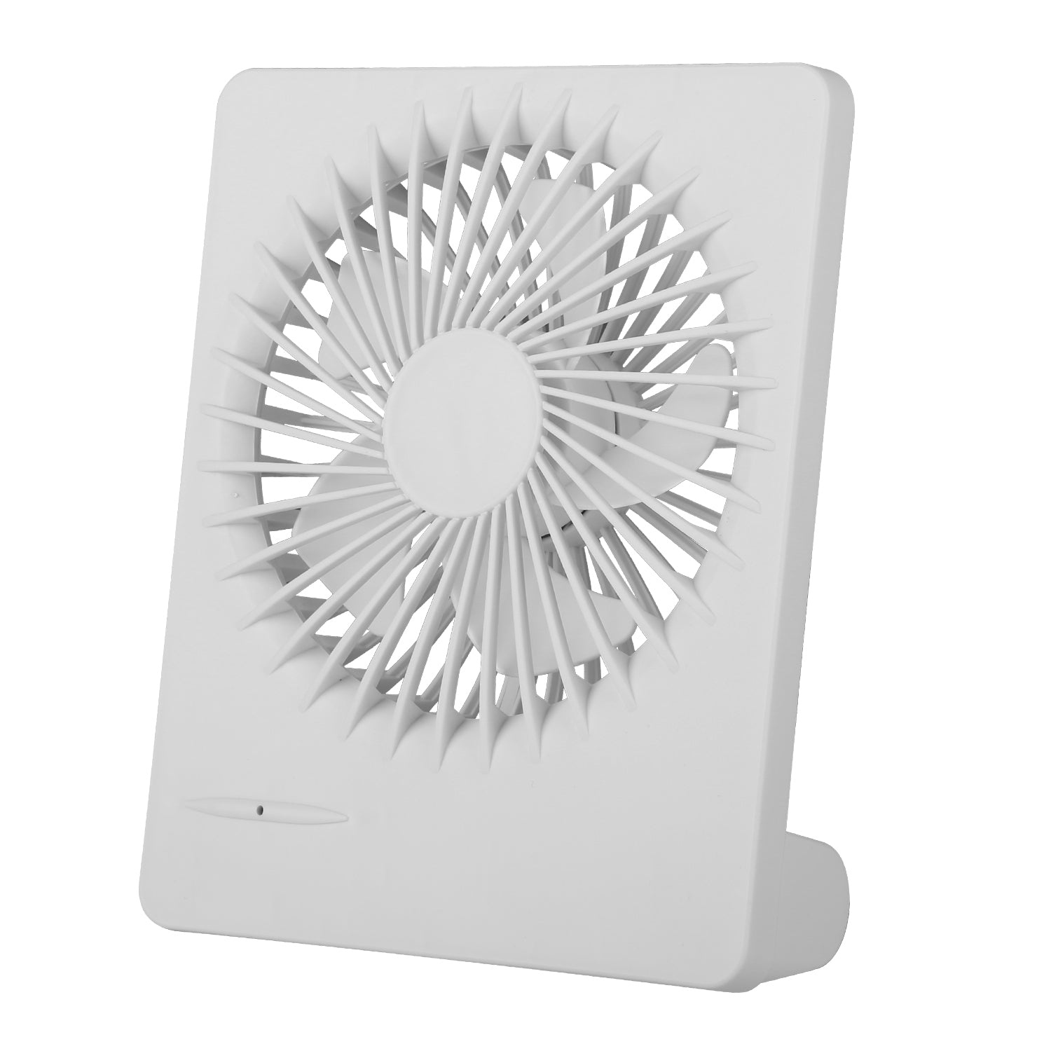 Portable USB Desk Fan - 5-Blade Quiet 
Cooling Fan, 3 Speed Settings, 
Rechargeable Battery for Home & Office
