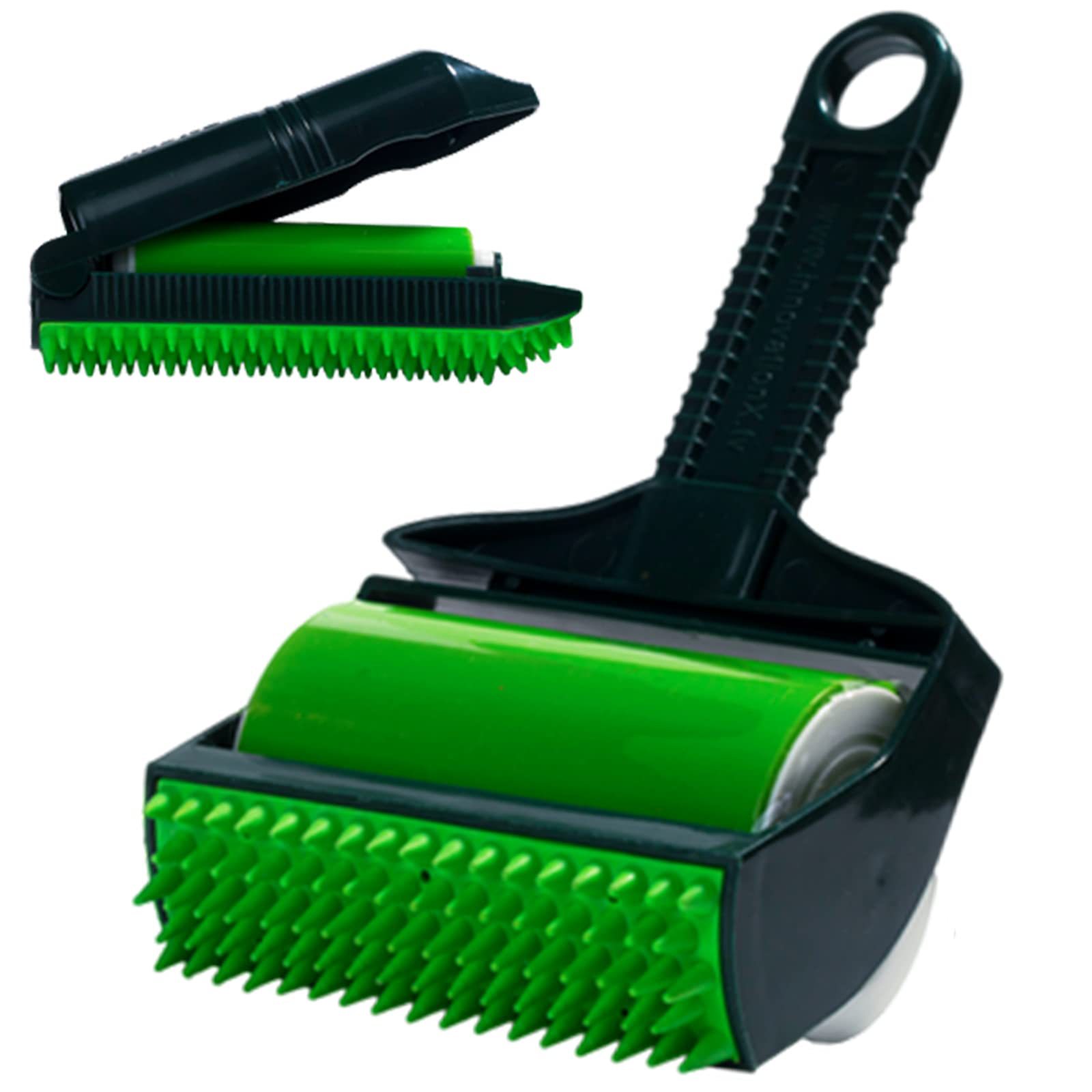 Portable Lint Roller Hair Remover Washable & Reusable Adhesive Roller for Clothes, Sofa & Pet Hair