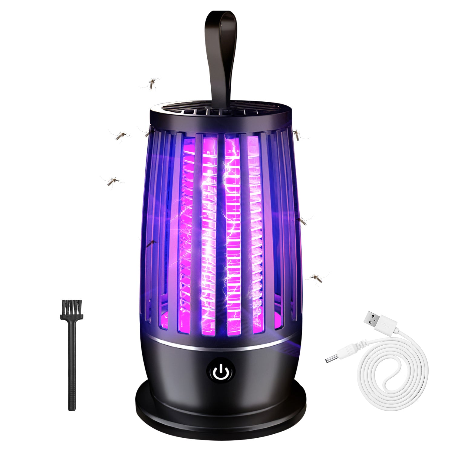 Mosquito Killer Lamp Bug Zapper - 
Rechargeable UV Light Trap, Indoor & 
Outdoor, Night Light for Summer