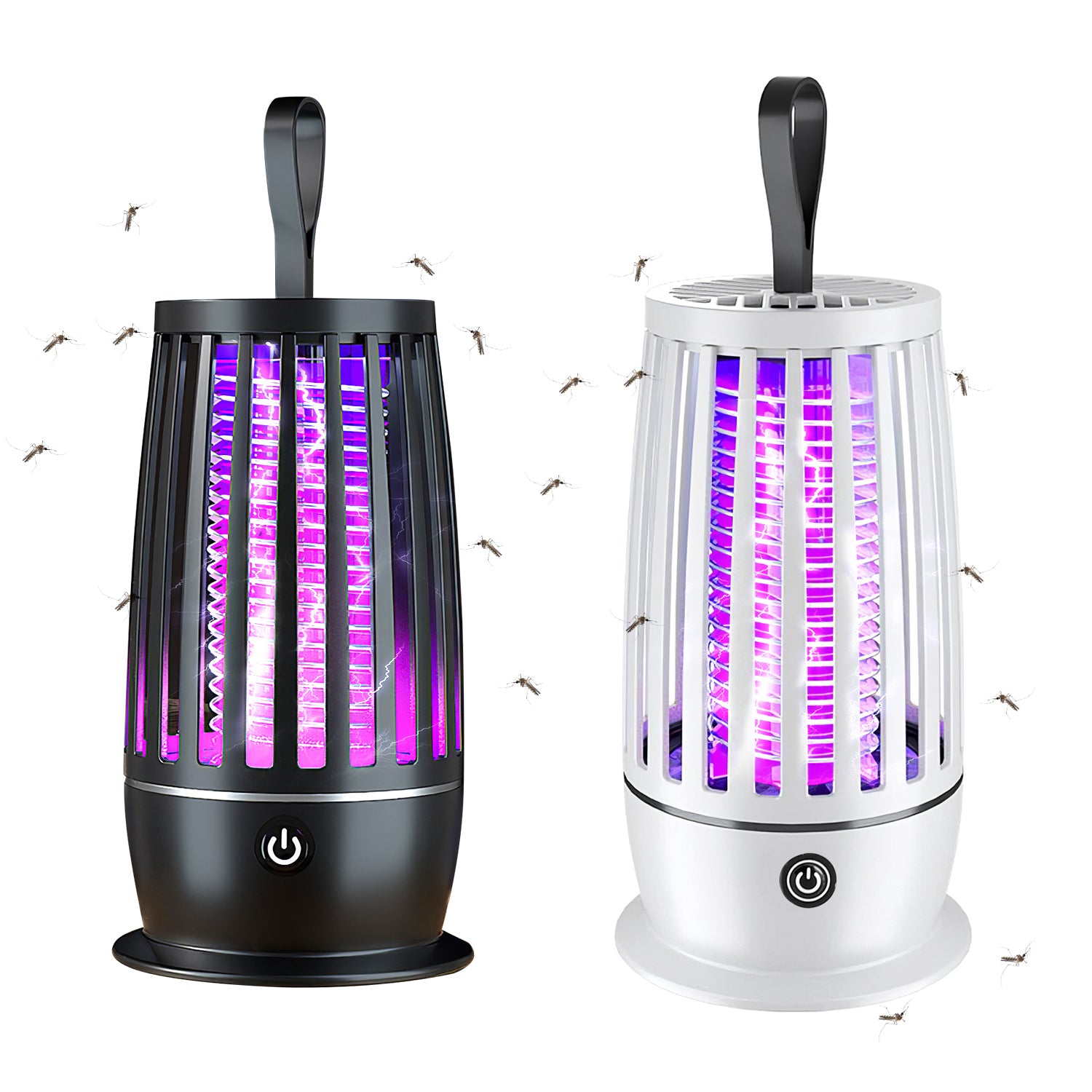 Mosquito Killer Lamp Bug Zapper - 
Rechargeable UV Light Trap, Indoor & 
Outdoor, Night Light for Summer