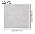 15-Pack Kitchen Cleaning Scouring Pads - 
Double-Sided, Oil Proof, Heavy Duty 
Scrubbing Cloths for Dishes & Surfaces